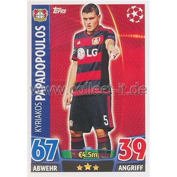 CL1516-205 - Kyriakos Papadopoulos - Base Card