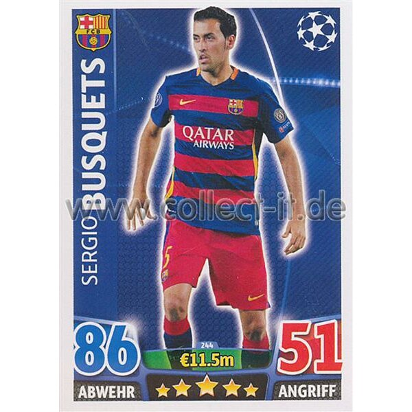 CL1516-244 - Sergio Busquets - Base Card