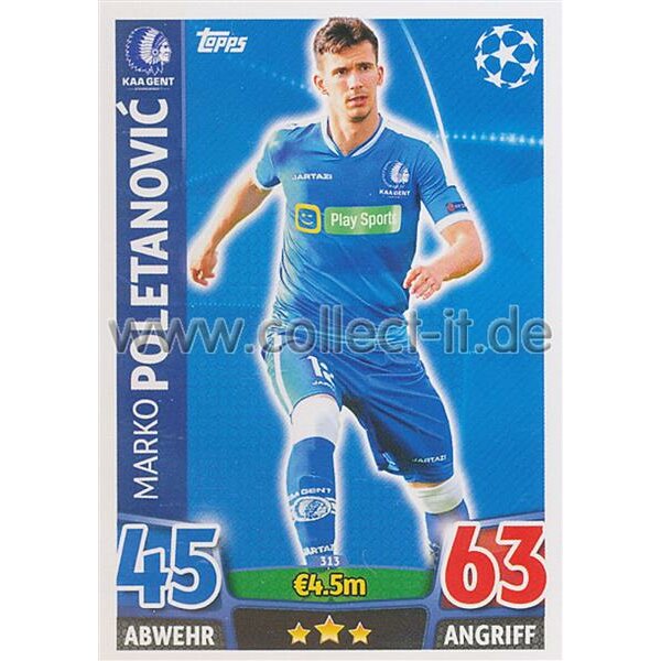 CL1516-313 - Marko Poletanovic - Base Card