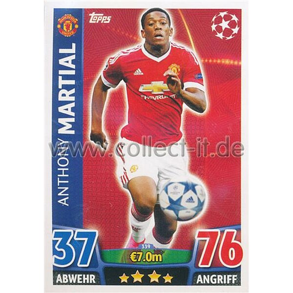 CL1516-339 - Anthony Martial - Base Card