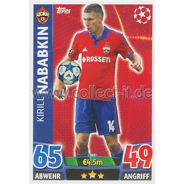 CL1516-345 - Kirill Nababkin - Base Card