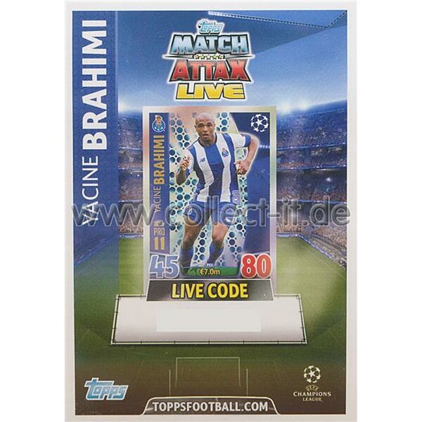 CL1516-P11 - Yacine Brahimi - Live Code Karte