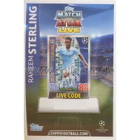 CL1516-P16 - Raheem Sterling - Live Code Karte