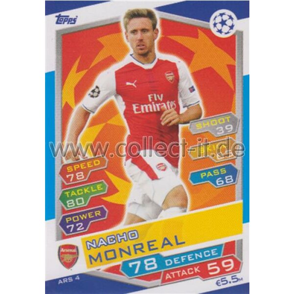 CL1617-ARS-004 - Nacho Monreal - Arsenal FC