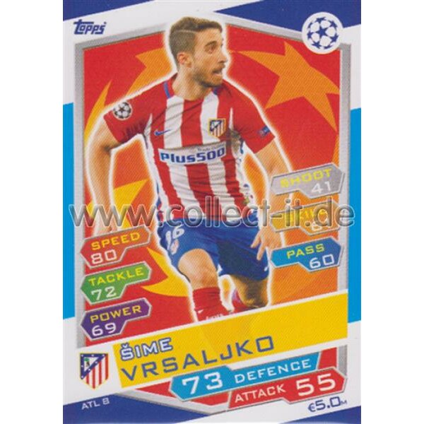 CL1617-ATL-008 - Sime Vrsaljko - Club Atletico De Madrid