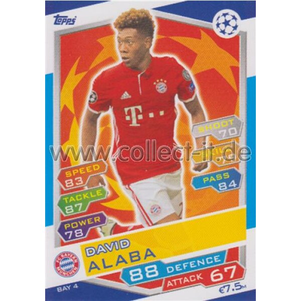 CL1617-BAY-004 - David Alaba - FC Bayern München