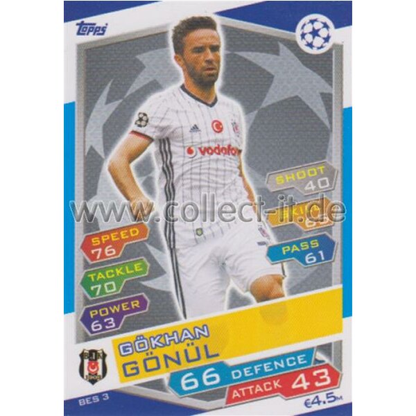 CL1617-BES-003 - Gökhan Gönül - Besiktas JK