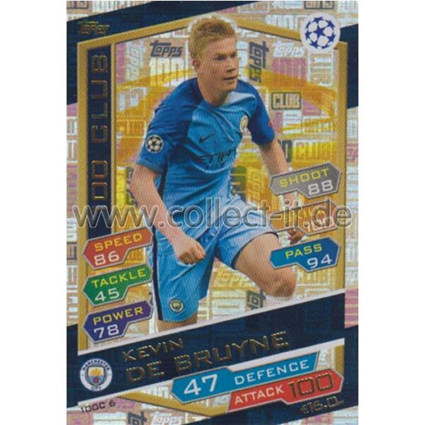 CL1617-C-006 - Kevin De Bruyne - Club 100