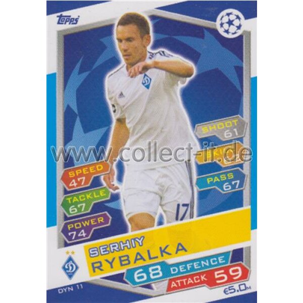 CL1617-DYN-011 - Serhiy Rybalka - FC Dynamo Kyiv