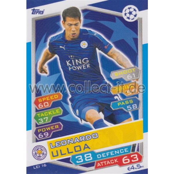 CL1617-LEI-016 - Leonardo Ulloa - Leicester City FC
