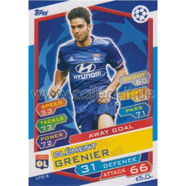 CL1617-LYO-008 - Clement Grenier - Olympique Lyonnais