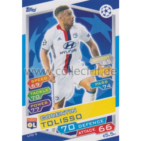 CL1617-LYO-009 - Corentin Tolisso - Olympique Lyonnais