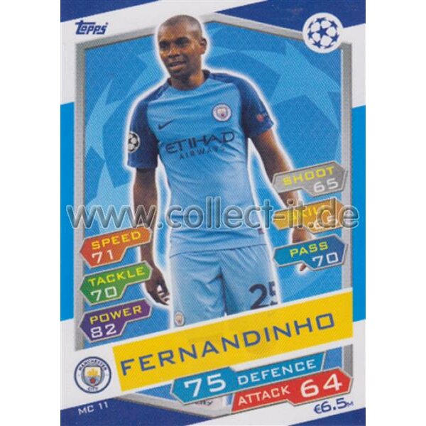 CL1617-MC-011 - Fernandinho - Manchester City FC