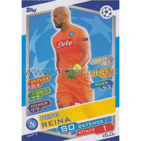 CL1617-NAP-002 - Pepe Reina - SSC Napoli