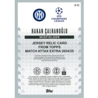 JR-HC - Hakan Calhanoglu - Jersey Relic - Champions League Extra 2024-25