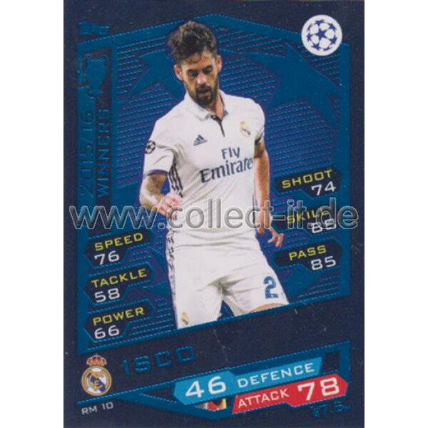 CL1617-RM-010 - Isco - Real Madrid CF