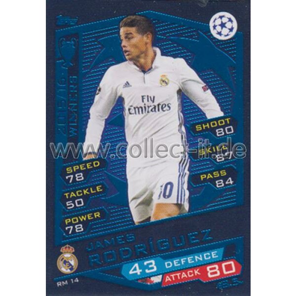 CL1617-RM-014 - James Rodriguez - Real Madrid CF