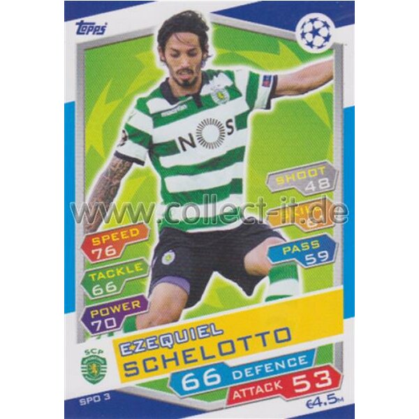 CL1617-SPO-003 - Ezequiel Schelotto - Sporting Clube De Portugal