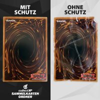 collectXP – Sammelkarten Ordner – Premium Sammelordner, Ring Binder für alle TCG & Sammelkarten (schwarz)