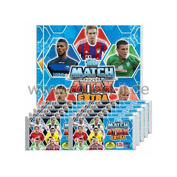 Match Attax EXTRA - Spar 4 - 1 Starter + 10 Booster - Saison 14/15