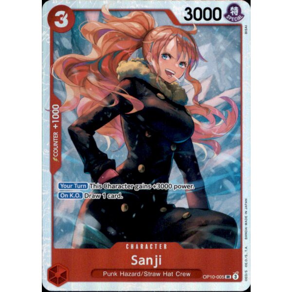 OP10-005-V1 - Sanji - Super Rare
