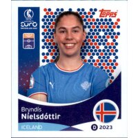 Frauen EM 2025 Sticker 74 - Bryndis Nielsdottir - Island