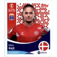 Frauen EM 2025 Sticker 219 - Mille Gejl - Dänemark