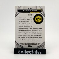 Nico Schlotterbeck Numbered 14/15 - Topps BVB Chrome Box 22/23