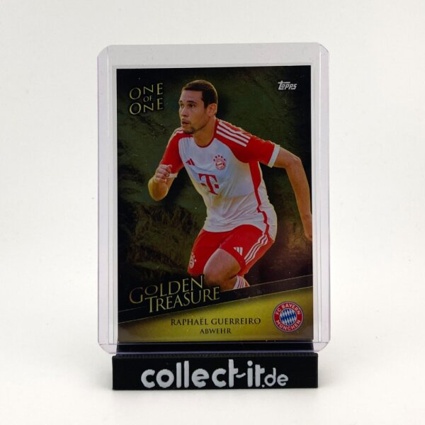 Raphael Guerreiro One of One Golden Treasure 1/1 Topps Team Set FC Bayern 24/25