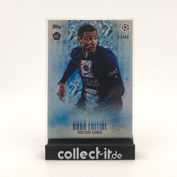 Hugo Ekitike Numbered 37/49 - Topps PSG Team Set