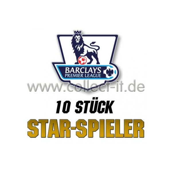 Match Attax Premier League - SAISON 2009/2010 - Sparangebot 2 - 10 verschiedene STAR-SPIELER