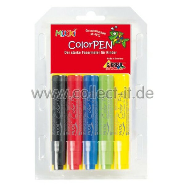 MUCKI Color Pen 5er Set Fasermaler