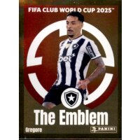 Sticker 109 - Gregore - Botafogo - The Emblem - Foil