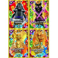 LEGO Ninjago - Serie 8 Trading Cards - 4 verschiedene Limitierte Karten (LE17-LE20)- Deutsch