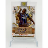 Samuel Etoo Autograph 18/25 - Topps Reverence UCC 2024/25