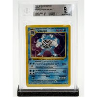 Pokemon 13/102 Quappo 1st Edition BGS9