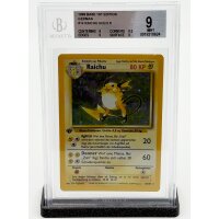 Pokemon 14/102 Raichu 1st Edition BGS9