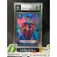 Lamine Yamal Parallel Rare BGS9 - Topps Superstars 2023/24