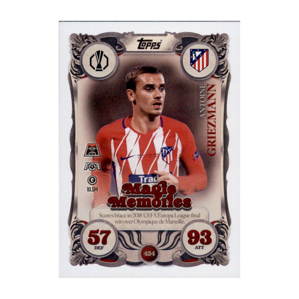 antoine griezmann yugioh card Memorabilia All Soccer Cards 434 - Antoine Griezmann -
