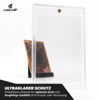 collectXP – Magnetic Card Holder 35 pt 10 stk. – Premium Magnet Kartenhülle mit 100% UV-Schutz & Ultra Clear (kompatibel mit Magic, PKM, Yu-Gi-Oh!, Sportkarten & co.)