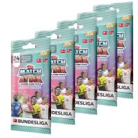 Topps Match Attax Bundesliga - 2023/24 - 1 Leere Sammelmappe + 5 Fat Packs