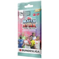 Topps Match Attax Bundesliga - 2023/24 - 1 Leere Sammelmappe + 5 Fat Packs