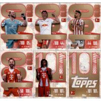 Topps Match Attax Bundesliga - 2025/26 - Alle 6 Club 100/101 Karten