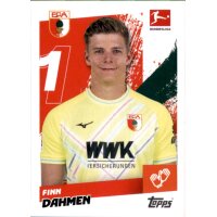 Topps Bundesliga 2025/2026 Sticker 13 - Finn Dahmen - FC Augsburg