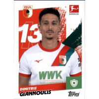 Topps Bundesliga 2025/2026 Sticker 16 - Dimitris Giannoulis - FC Augsburg
