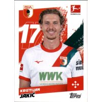 Topps Bundesliga 2025/2026 Sticker 20 - Kristijan Jakic - FC Augsburg