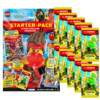 LEGO Ninjago Serie 11 Trading Cards - 1 Starter + 10 Booster