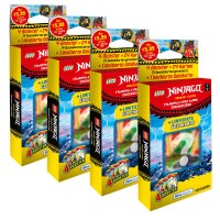 LEGO Ninjago Serie 11 Trading Cards - Alle 4 verschiedenen Blister