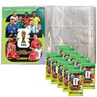 FIFA World Cup Adrenalyn XL 2026 - 1 Leere Sammelmappe + 10 Booster