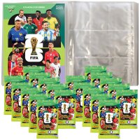 FIFA World Cup Adrenalyn XL 2026 - 1 Leere Sammelmappe + 20 Booster